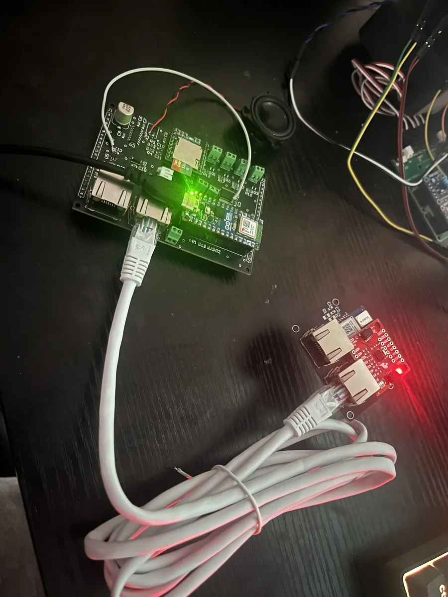 Prototype de carte embarquée avec interfaces Ethernet